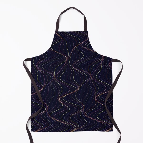 Item preview, Futuristic Purple and Yellow Wavy Laser Pattern designed and sold by GraphyLab.