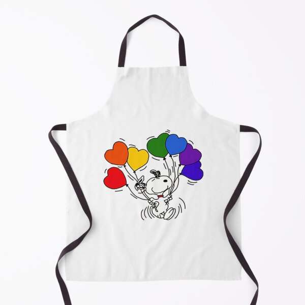 Item preview, Snoopy With Rainbow Balloons designed and sold by harlynkeyse.