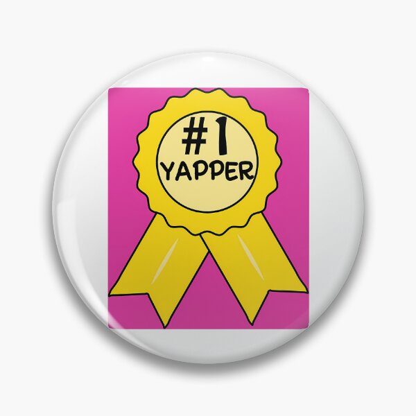 Item preview, Number One Yapper Certified Badge Sticker designed and sold by alexusarena.