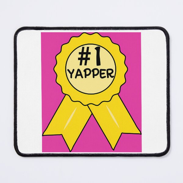 Item preview, Number One Yapper Certified Badge Sticker designed and sold by alexusarena.