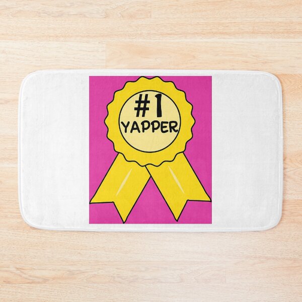 Item preview, Number One Yapper Certified Badge Sticker designed and sold by alexusarena.