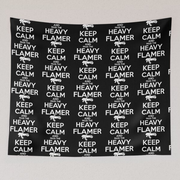 Item preview, Keep Calm And Pass The Heavy Flamer designed and sold by MelagoneTees1.