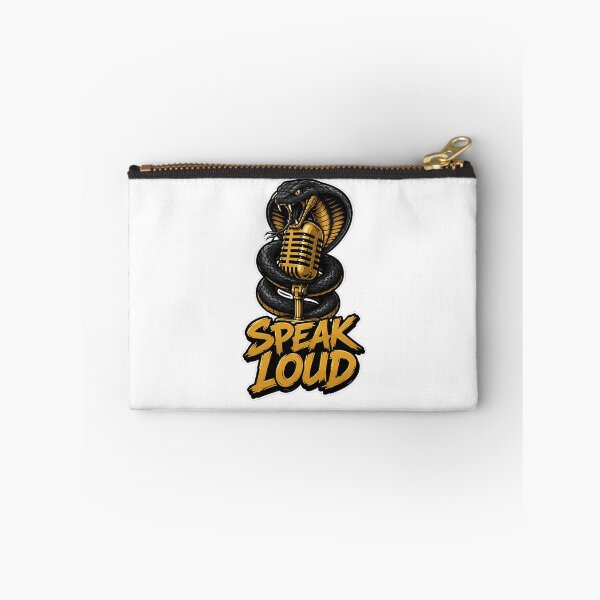 Item preview, Speak Loud Cobra Streetwear Cartoon Snake Graphic T-Shirt designed and sold by Aesthicer.