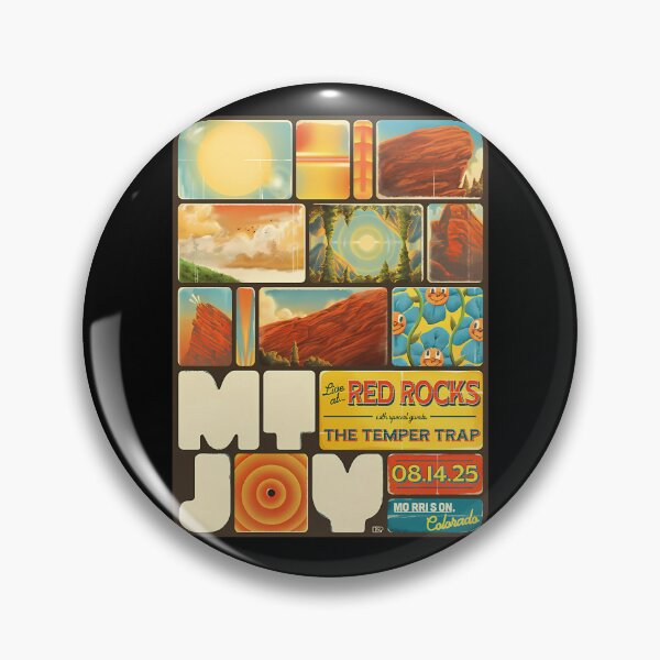 Item preview, Mt. Joy Live at Red Rocks Concert Poster designed and sold by JanetMoen.