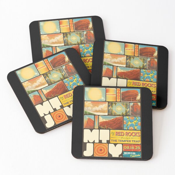 Item preview, Mt. Joy Live at Red Rocks Concert Poster designed and sold by JanetMoen.