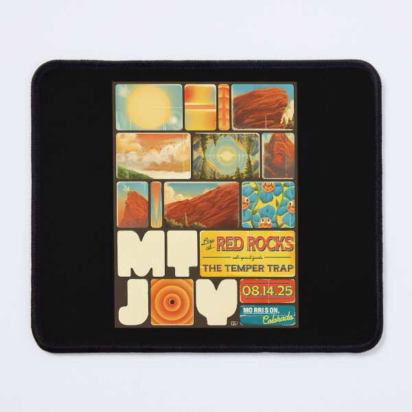 Item preview, Mt. Joy Live at Red Rocks Concert Poster designed and sold by JanetMoen.