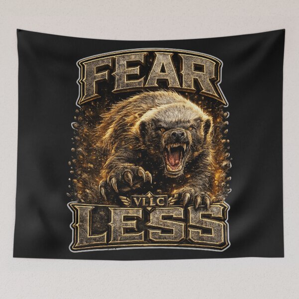 Item preview, ? VLLC Honey Badger Fearless - Tactical Gym Motivation Sticker | designed and sold by VICTORY LIBERTY .