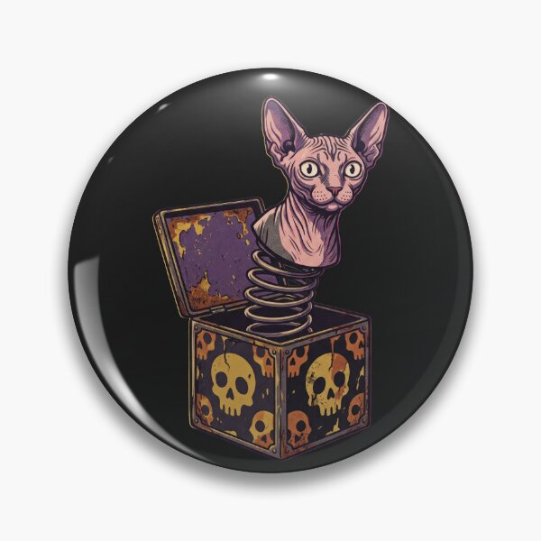 Artikelvorschau, Sphynx-Katze – Überraschungsei an Halloween entworfen und verkauft von MewSpooky.
