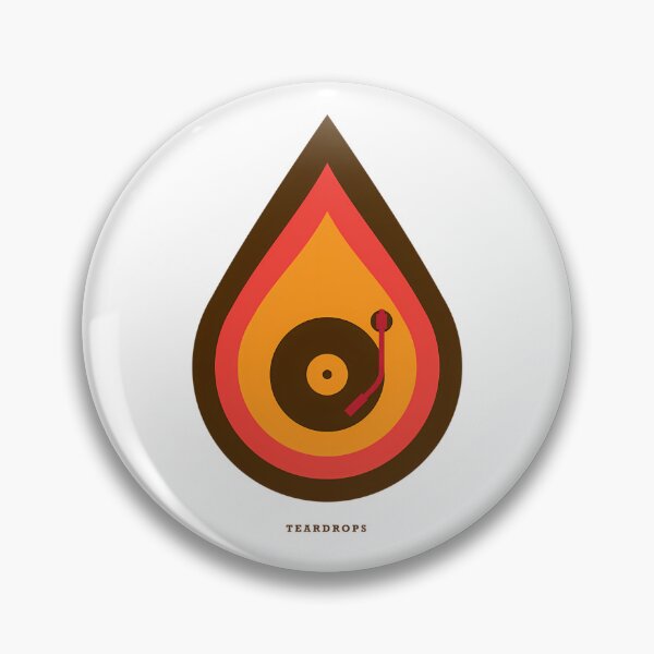 Item preview, Teardrops Vinyl Record Teardrop Flame Poster designed and sold by JanetMoen.