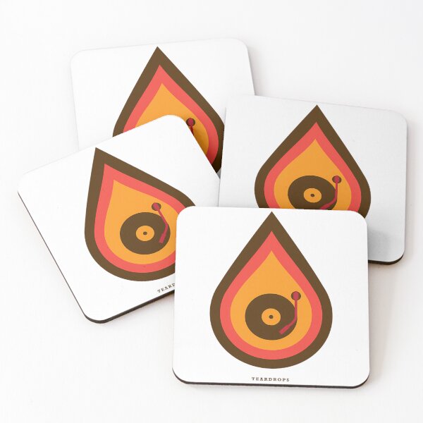 Artikelvorschau, Teardrops Vinyl-Schallplatte Teardrop Flame Poster entworfen und verkauft von JanetMoen.