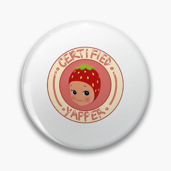 Item preview, Certified Yapper - Strawberry Baby Sticker designed and sold by alexusarena.