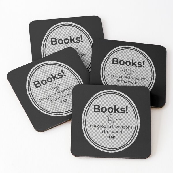 Item preview, "Books! The greatest weapons..." designed and sold by Shopun.