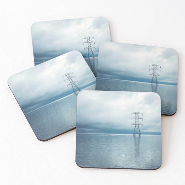 Item preview, Solitary Pylon in Calm Blue Sea designed and sold by Pylon-Bureau.