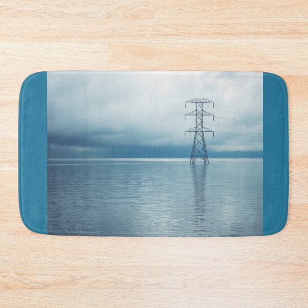 Item preview, Solitary Pylon in Calm Blue Sea designed and sold by Pylon-Bureau.