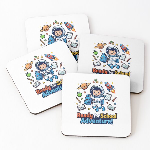 Item preview, Ready for School Adventure | Cute Space Kid Sticker designed and sold by lailakhalaf.