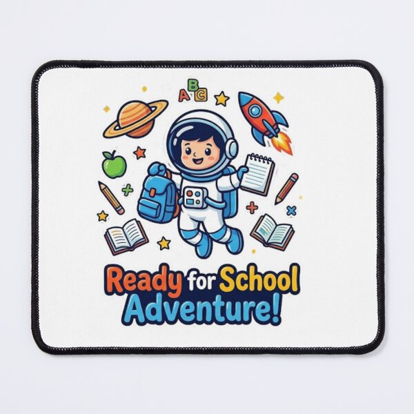 Item preview, Ready for School Adventure | Cute Space Kid Sticker designed and sold by lailakhalaf.