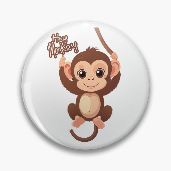 Item preview, Hey Monkey Cute Safari Animal Design designed and sold by merona-design.