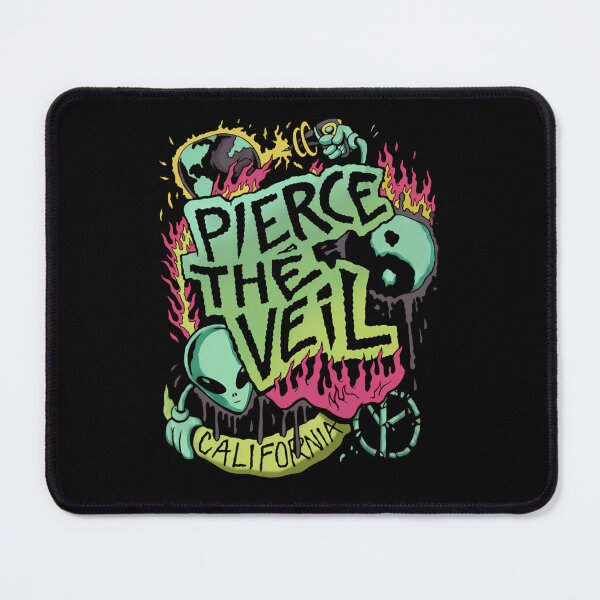 Item preview, Pierce The Veil Alien California Post Hardcore Poster designed and sold by JanetMoen.