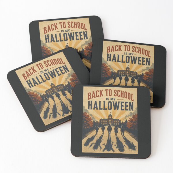 Item preview, Back To School Is My Halloween | Funny Teacher & Student Retro Halloween Design designed and sold by ValentinaHramov.