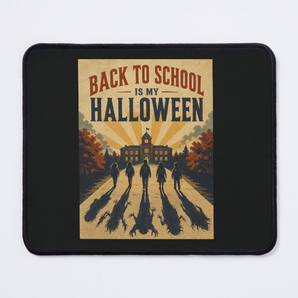 Item preview, Back To School Is My Halloween | Funny Teacher & Student Retro Halloween Design designed and sold by ValentinaHramov.