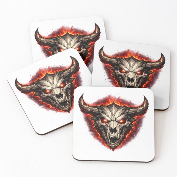 Item preview, Infernal Demon Skull Dark Fantasy Horror Art designed and sold by CreativeMindsetLab.