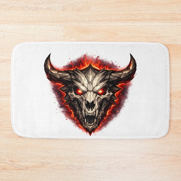 Item preview, Infernal Demon Skull Dark Fantasy Horror Art designed and sold by CreativeMindsetLab.