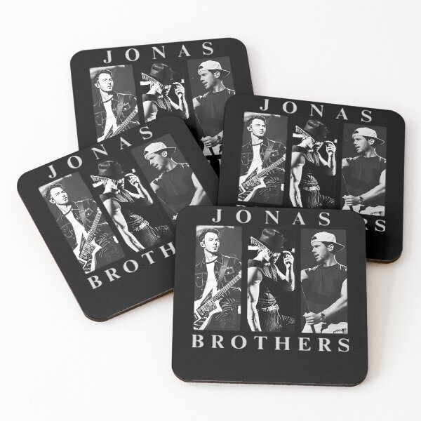 Item preview, Jonas Brothers Black and White Concert Trio Poster designed and sold by JanetMoen.