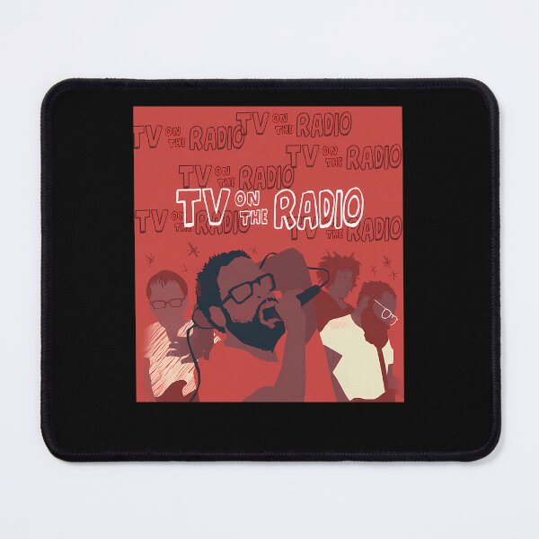 Item preview, TV On The Radio Red Concert Vocalist Poster designed and sold by JanetMoen.