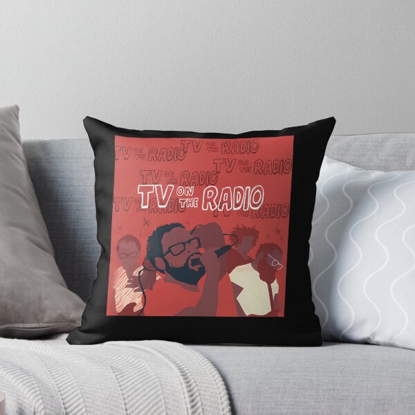 Item preview, TV On The Radio Red Concert Vocalist Poster designed and sold by JanetMoen.