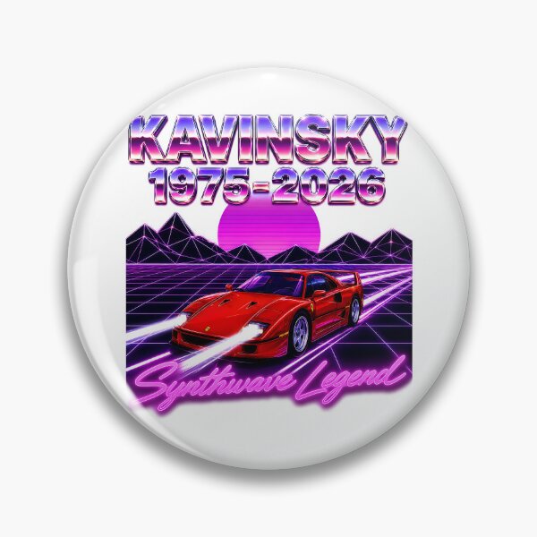 Item preview, Kavinsky 1975-2026 Synthwave Legend Retro designed and sold by FreddieMorgans.