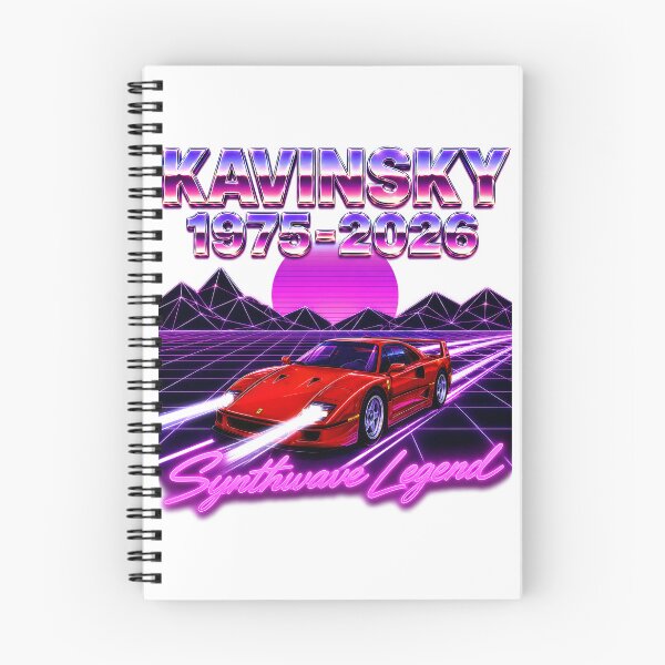 Item preview, Kavinsky 1975-2026 Synthwave Legend Retro designed and sold by FreddieMorgans.