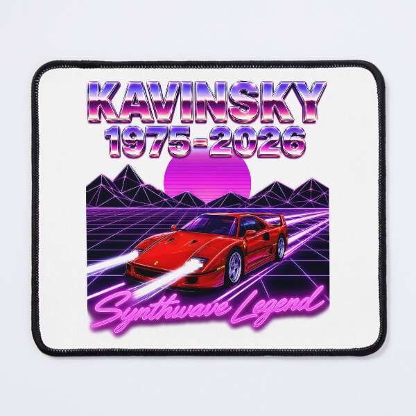 Item preview, Kavinsky 1975-2026 Synthwave Legend Retro designed and sold by FreddieMorgans.