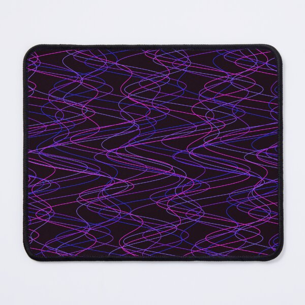 Item preview, Vibrant Neon Multicolor Wavy Contour Pattern designed and sold by GraphyLab.