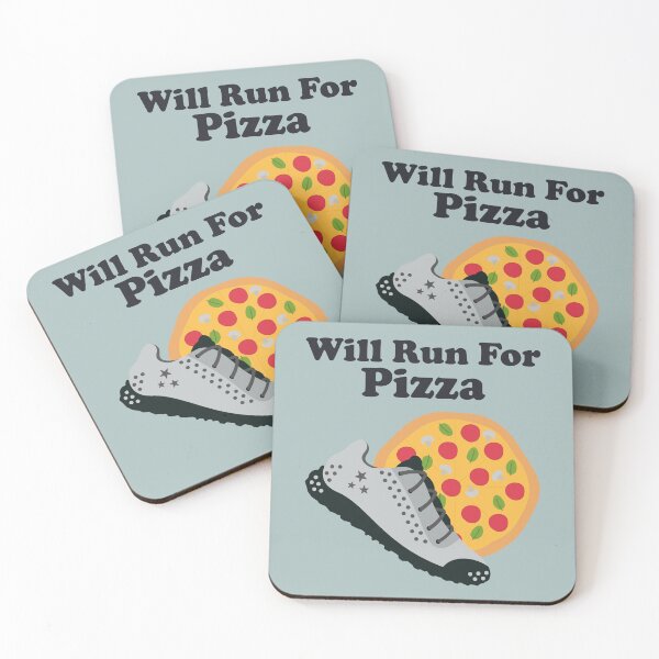 Item preview, Will Run For Pizza. running. runner. funny running. running humor. run. designed and sold by NPC-wear.
