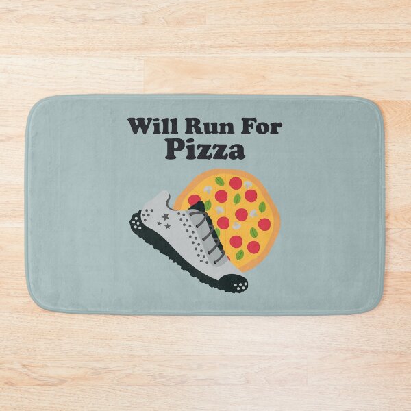 Item preview, Will Run For Pizza. running. runner. funny running. running humor. run. designed and sold by NPC-wear.