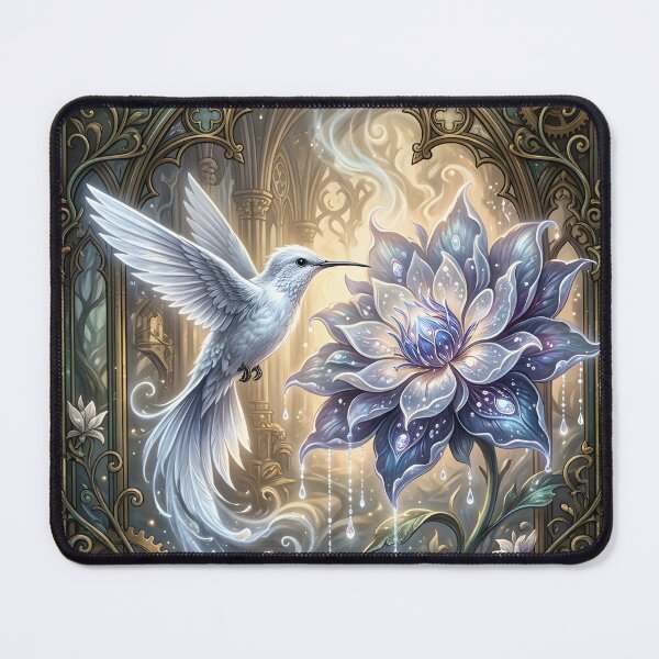 Item preview, Enchanted Hummingbird & Moon Blossom. designed and sold by nicky2342.