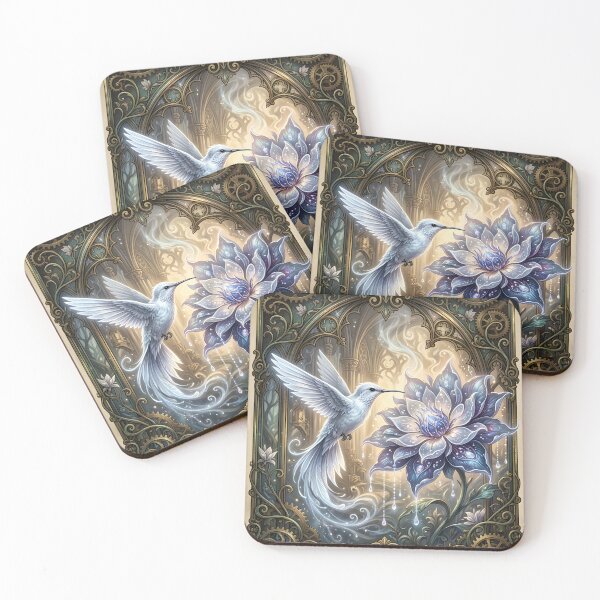 Item preview, Enchanted Hummingbird & Moon Blossom. designed and sold by nicky2342.