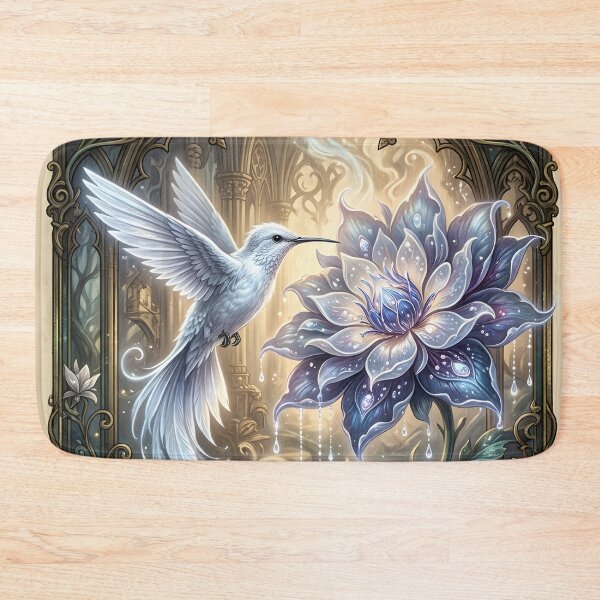 Item preview, Enchanted Hummingbird & Moon Blossom. designed and sold by nicky2342.