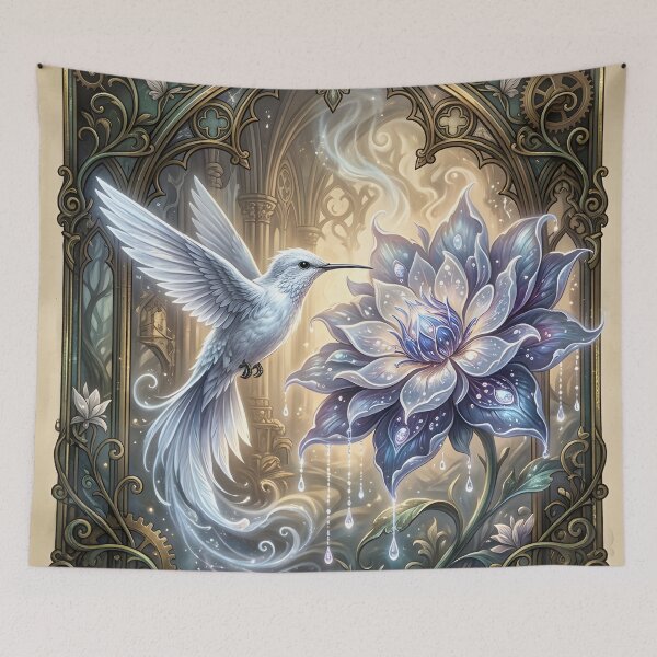 Item preview, Enchanted Hummingbird & Moon Blossom. designed and sold by nicky2342.