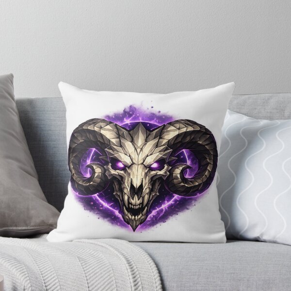Item preview, Mystic Ram Skull Dark Occult Fantasy Design designed and sold by CreativeMindsetLab.