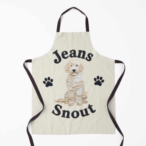 Item preview, Cream Doodle Denim Patch Art designed and sold by JeanSnout.