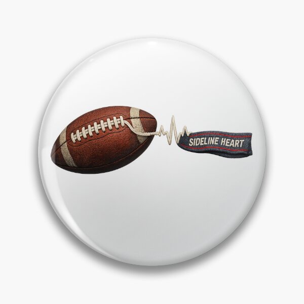 Item preview, Sideline Heart – American Football Parent Graphic designed and sold by Concrete Coffee Studio.