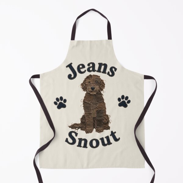 Item preview, Brown Doodle Denim Patch Art designed and sold by JeanSnout.