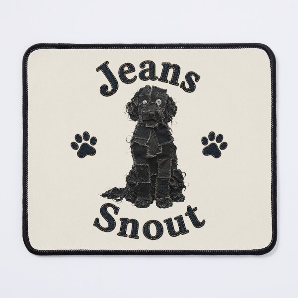 Item preview, Black Doodle Denim Patch Art designed and sold by JeanSnout.