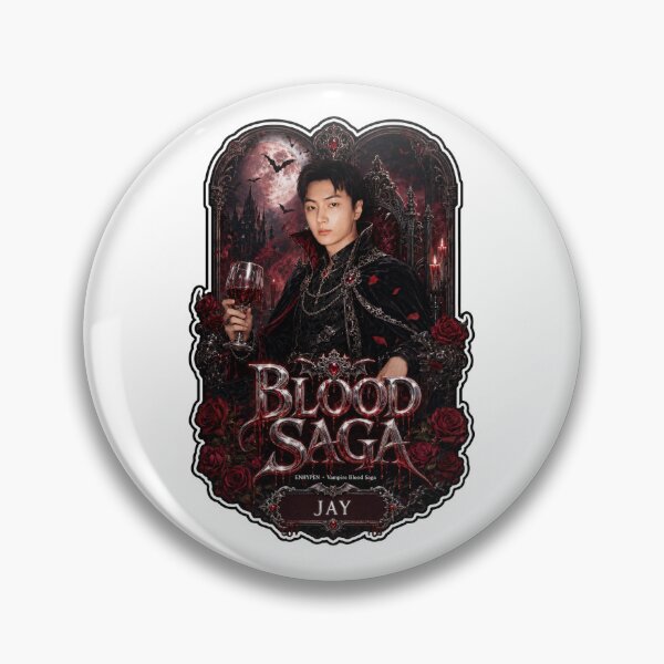 Item preview, ENHYPEN Jay Blood Saga World Tour Gothic Rock Vampire Fan Art designed and sold by Valeree Store.