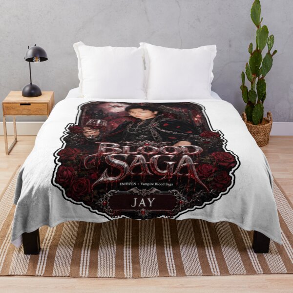 Item preview, ENHYPEN Jay Blood Saga World Tour Gothic Rock Vampire Fan Art designed and sold by Valeree Store.