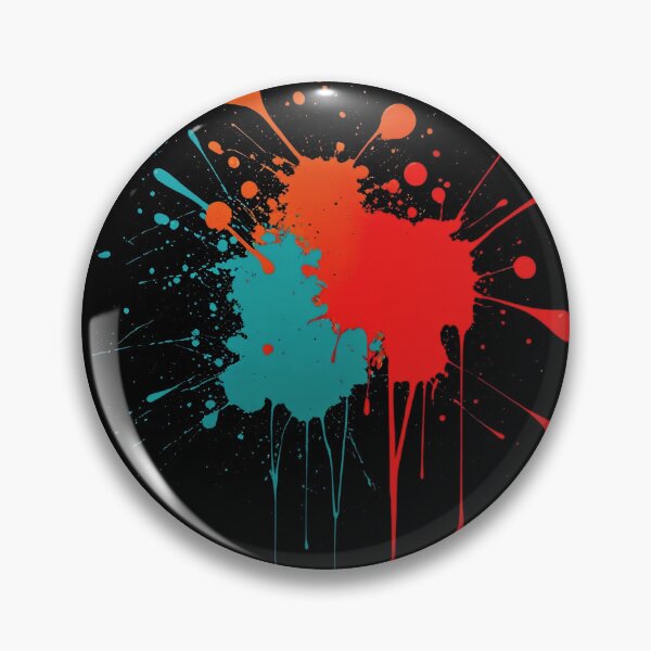Item preview, Black Splatter — Bold Abstract Paint Drip Pattern designed and sold by Ingorgia Studio.