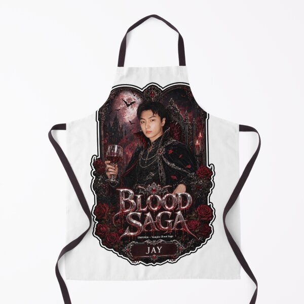 Item preview, ENHYPEN Jay Blood Saga World Tour Gothic Rock Vampire Fan Art designed and sold by Valeree Store.
