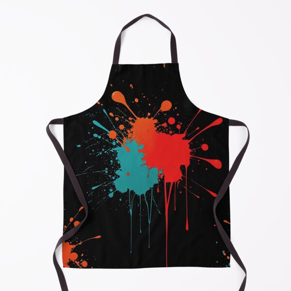 Aperçu de l'œuvre Black Splatter — Bold Abstract Paint Drip Pattern créée et vendue par Ingorgia Studio.