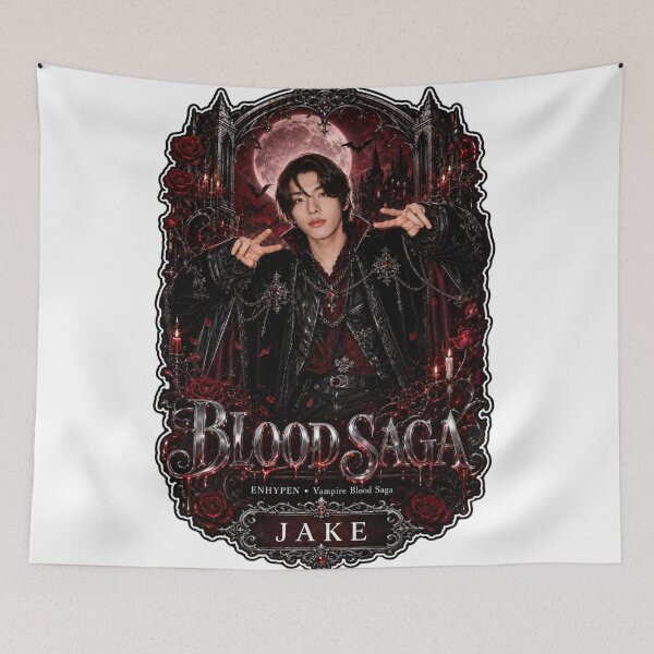 Item preview, Blood Saga Jake ENHYPEN Midnight Vampire Tour Fanmade Design designed and sold by Valeree Store.